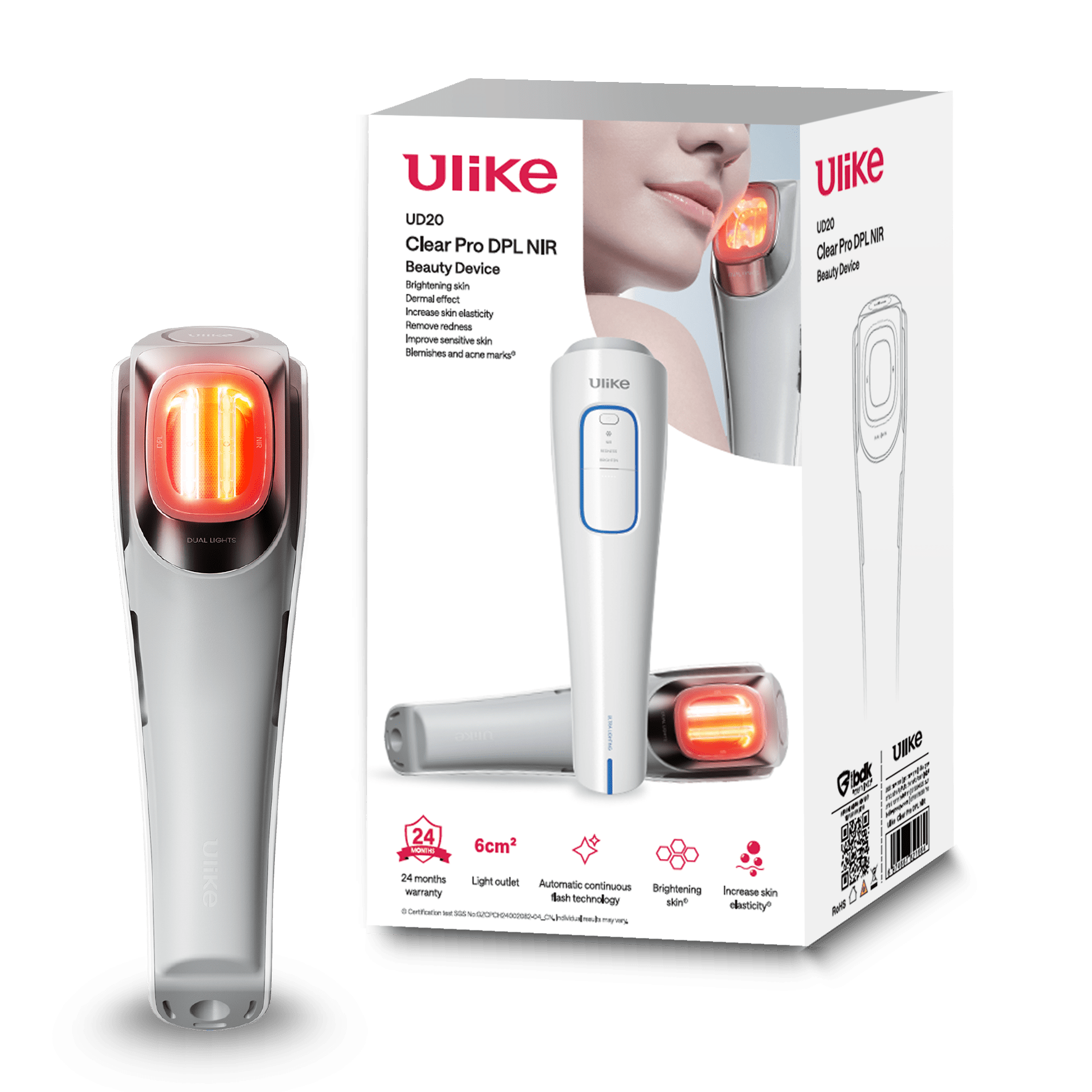 Ulike ClearPro DPL NIR | תחושת מכון יופי מהסלון שלך - Ulike Israel